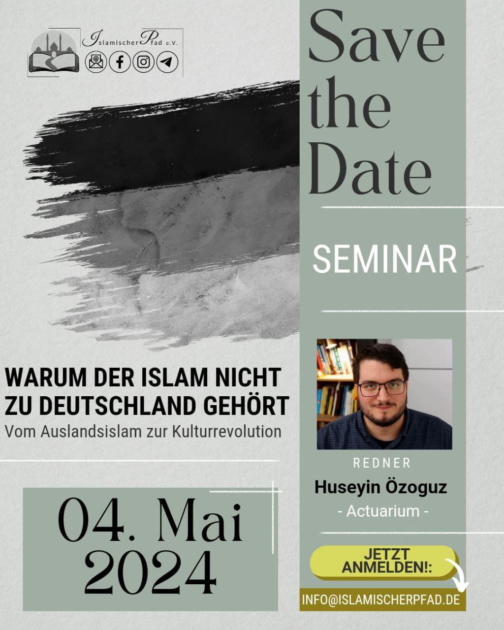 Seminar, "Warum der Islam nicht zu Deutschland gehört – Vom Auslandsislam zur Kulturrevolution"