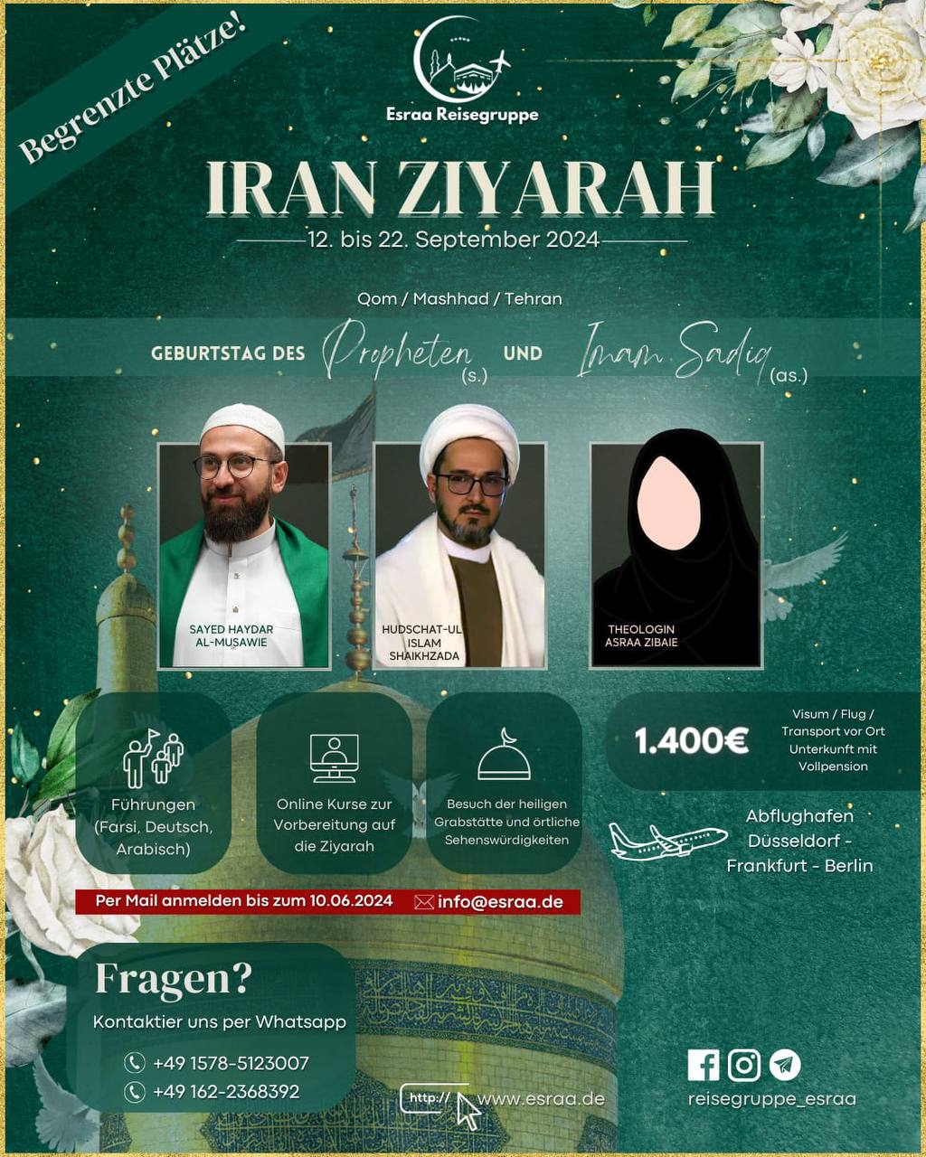 12.9. Ziyara nach Iran