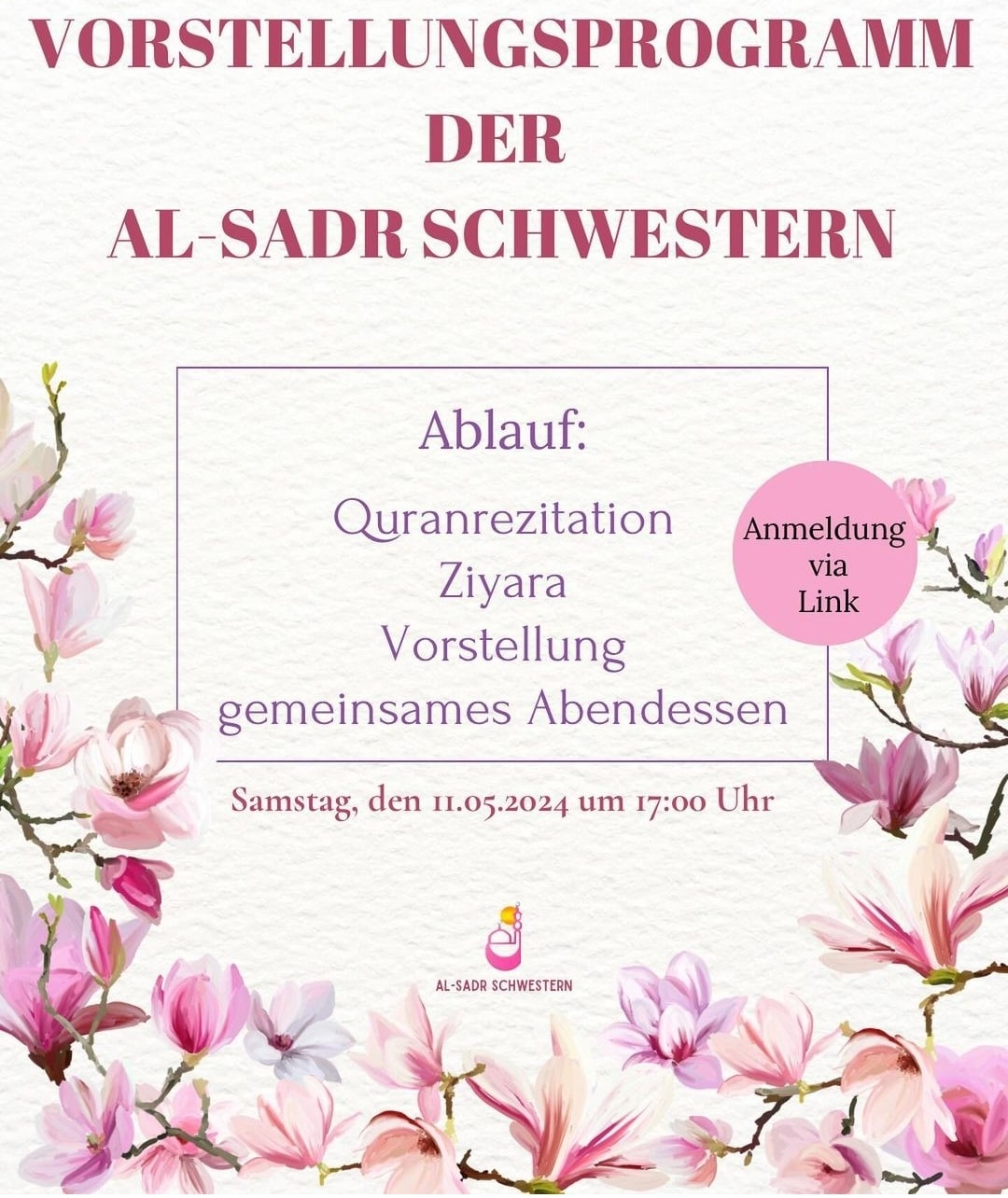 11.5. Al Sadr Schwestern Veranstaltung