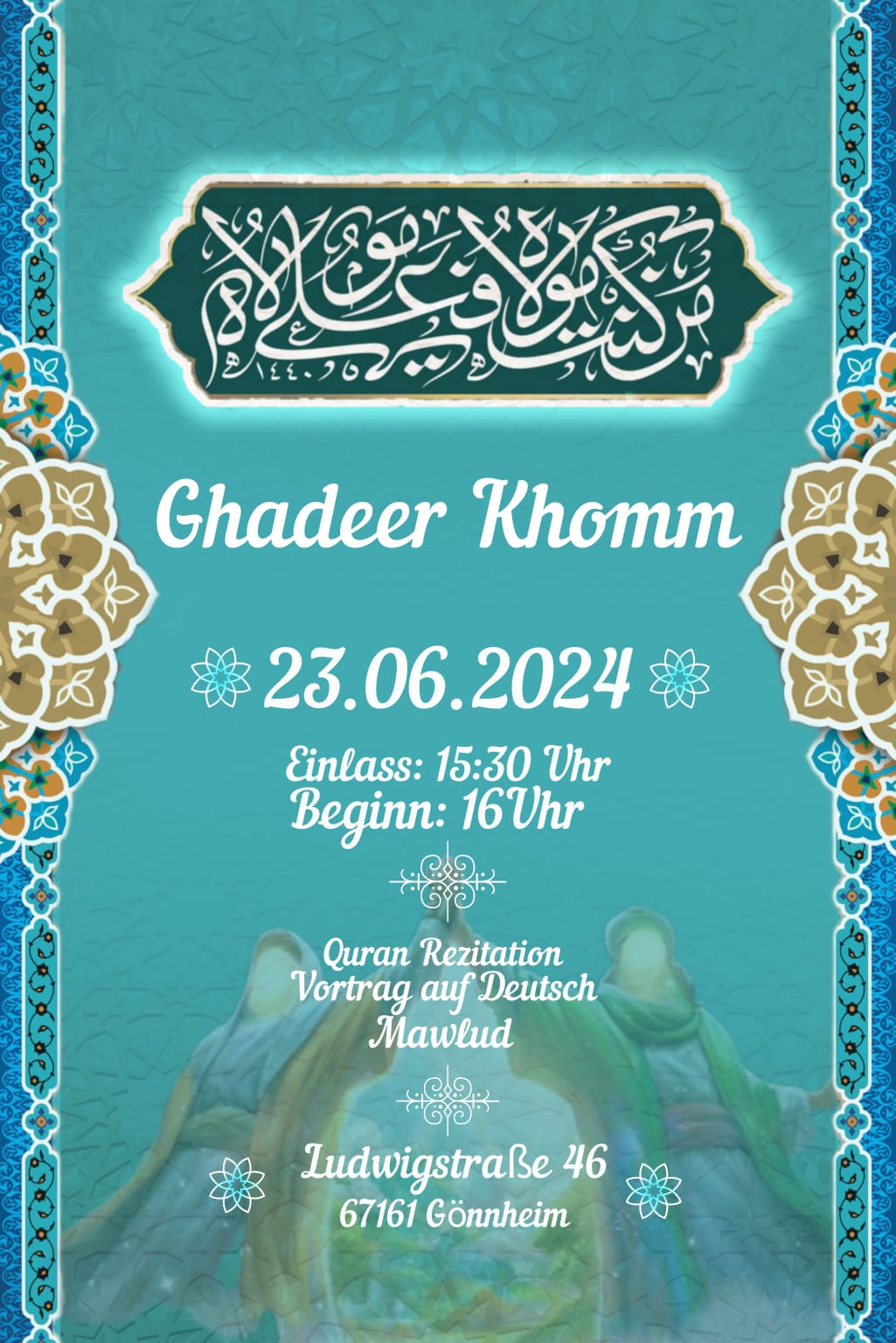 23.6. Aid al Ghadir in Gönnheim Veranstaltung