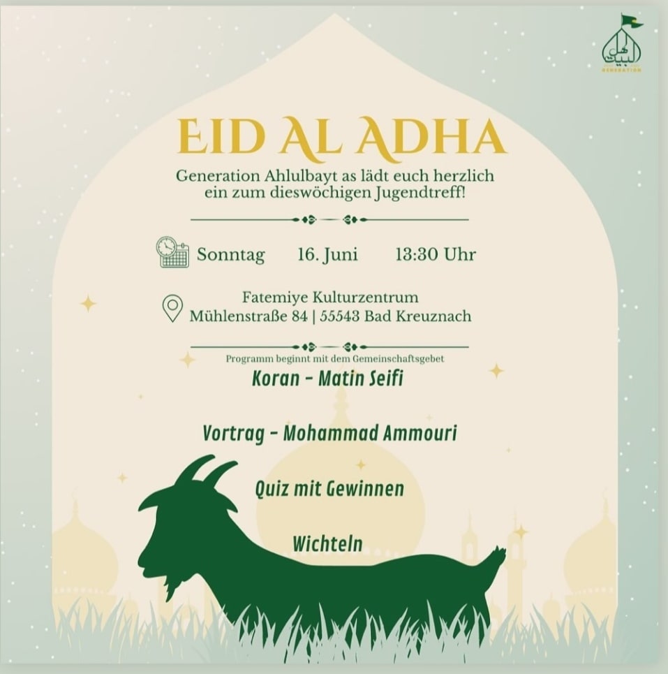 16. Juni Veranstaltung zum Aid al Adha