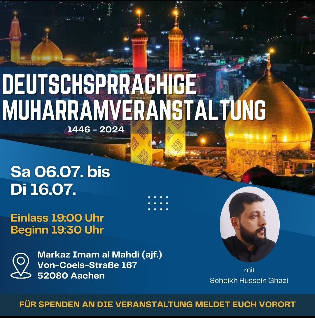 Muharram Aachen 6.-16.7.