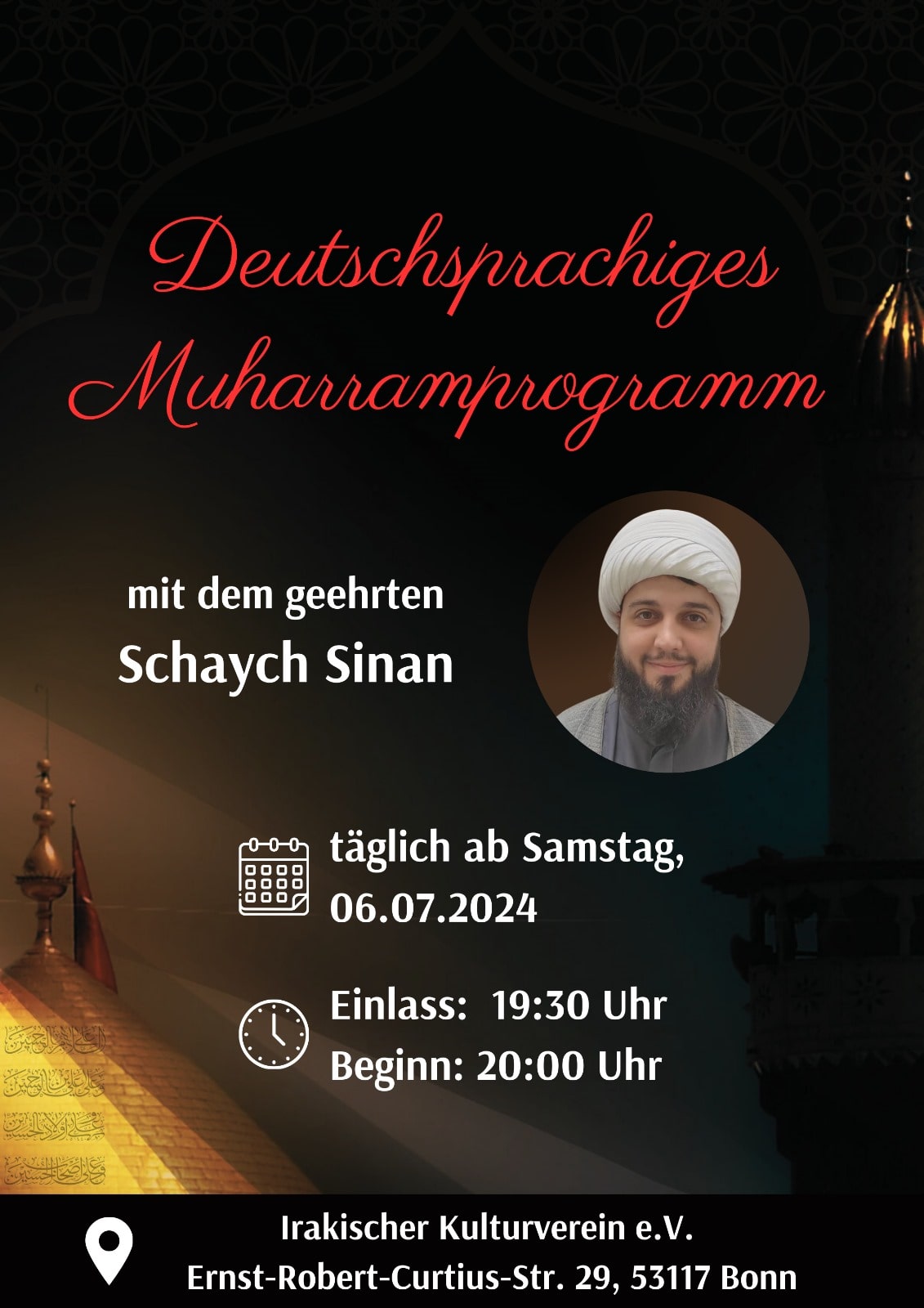 Muharram Bonn ab 6.7.