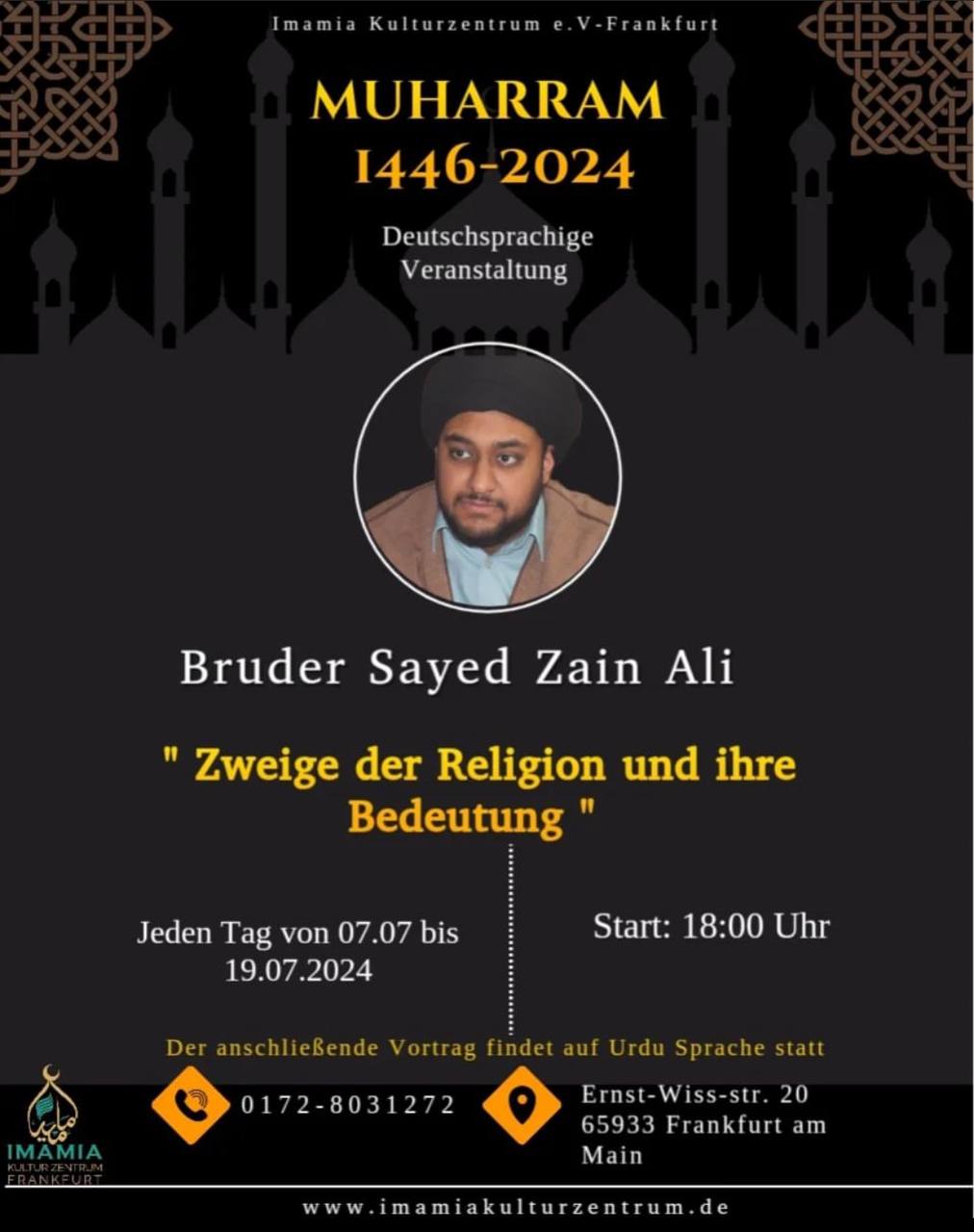 Muharram Frankfurt am Main ab 7.7.