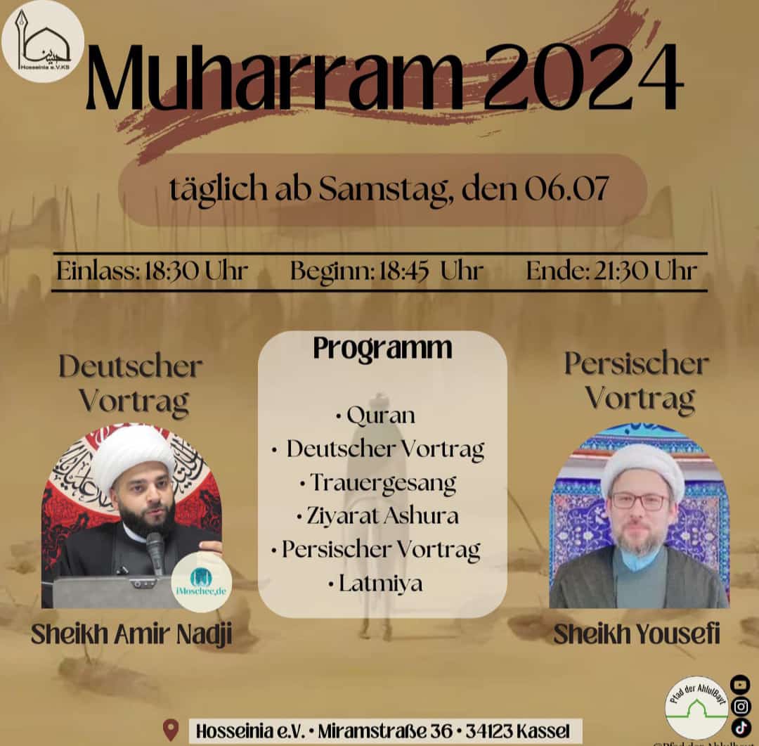 Muharram Kassel dt. & Pers. ab 6.7.