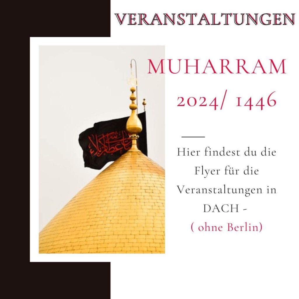 Muharram Veranstaltungen 2024 1446 - DACH