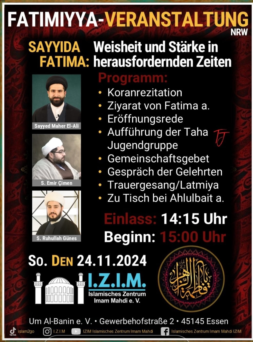 Fatimiya Veranstaltungen 1