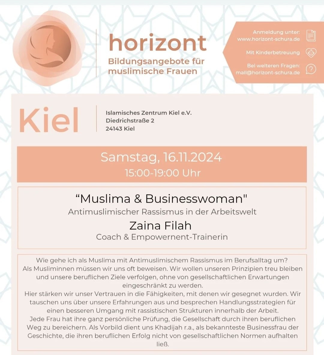 Veranstaltungen im November 2024 2/14
