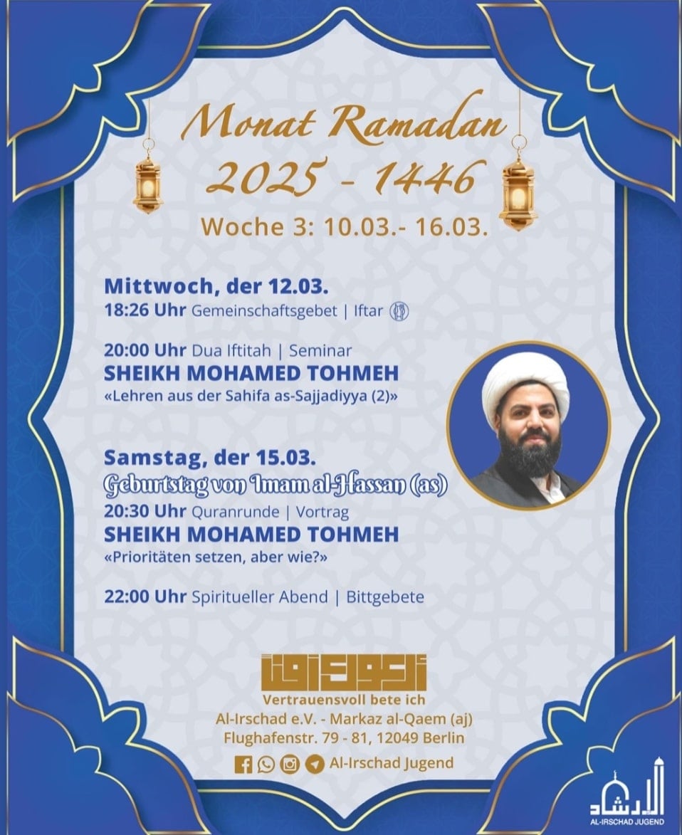 12. & 15.3. Irschad