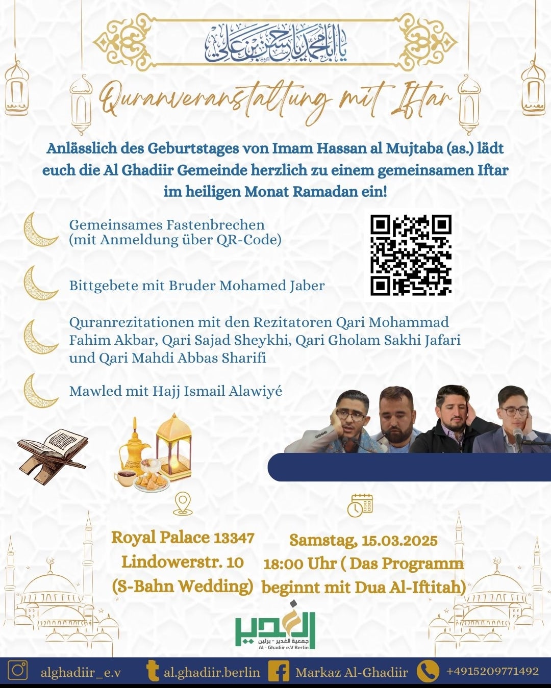 15.3. Iftar Irschad