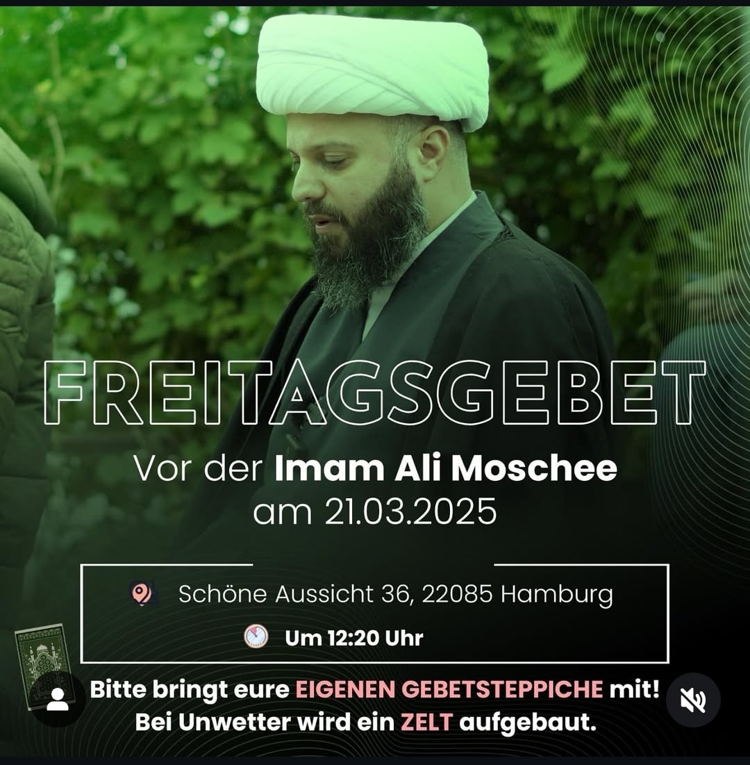 21.3. Freitagsgebet Hamburg