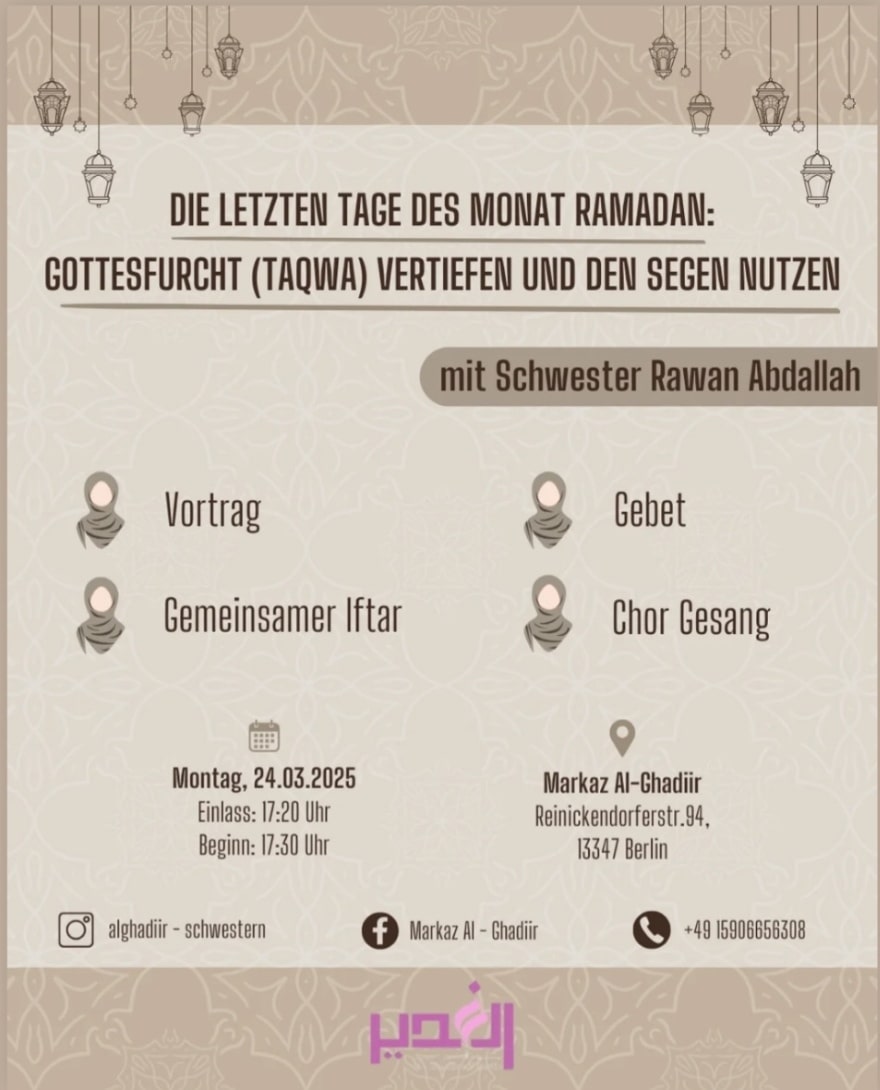 24.3. Frauen al Ghadiir