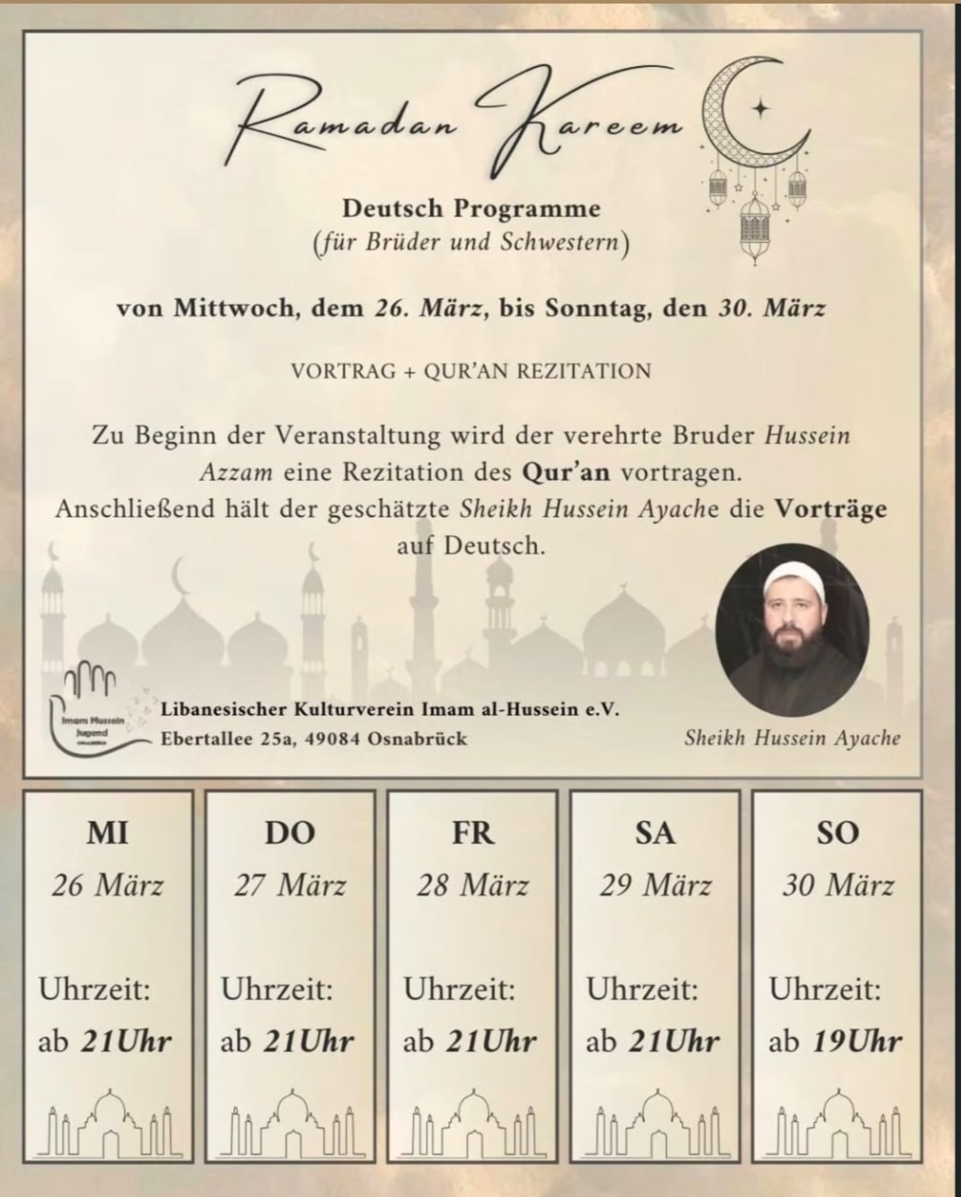 26.-30.3. Osnabrück