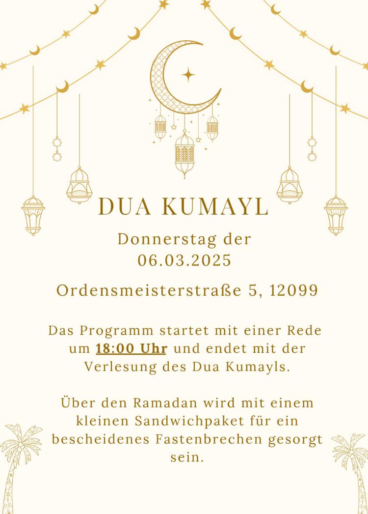 6.3. Dua Kumayl Berlin