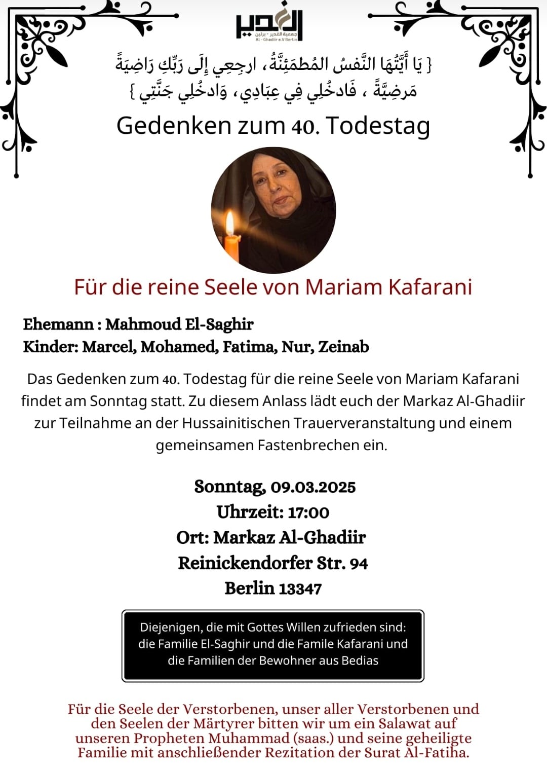 9.3. Majlis al Fatiha Berlin