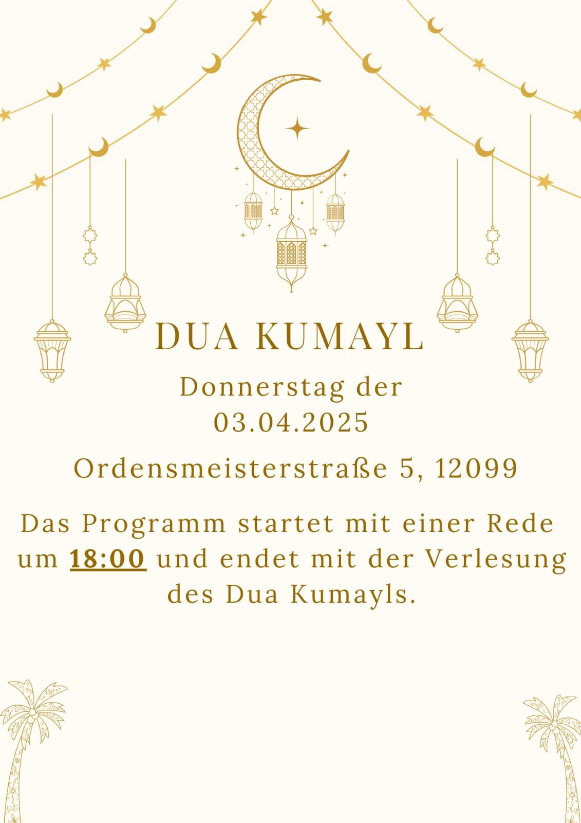 3.4. Dua Kumayl Berlin