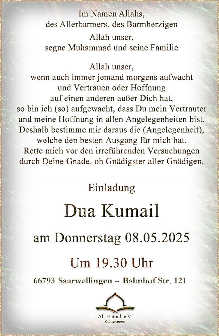 8.5. Dua Kumayl Berlin