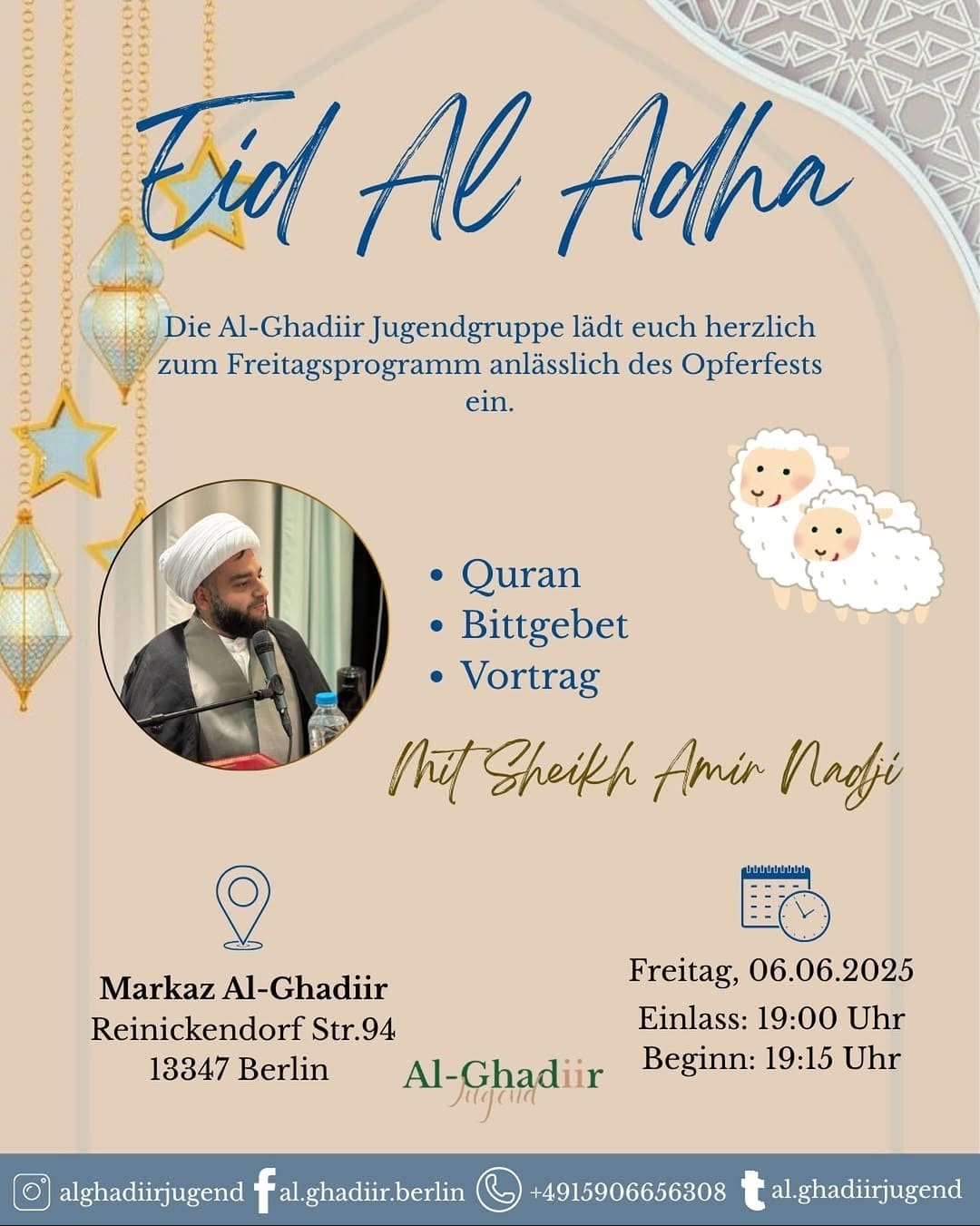 6.6. Freitagsprogramm Al Ghadiir