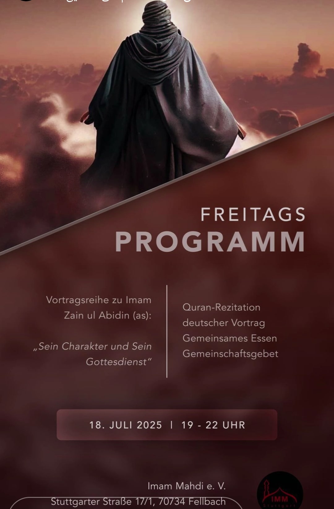 18.7. Freitagsprogramm