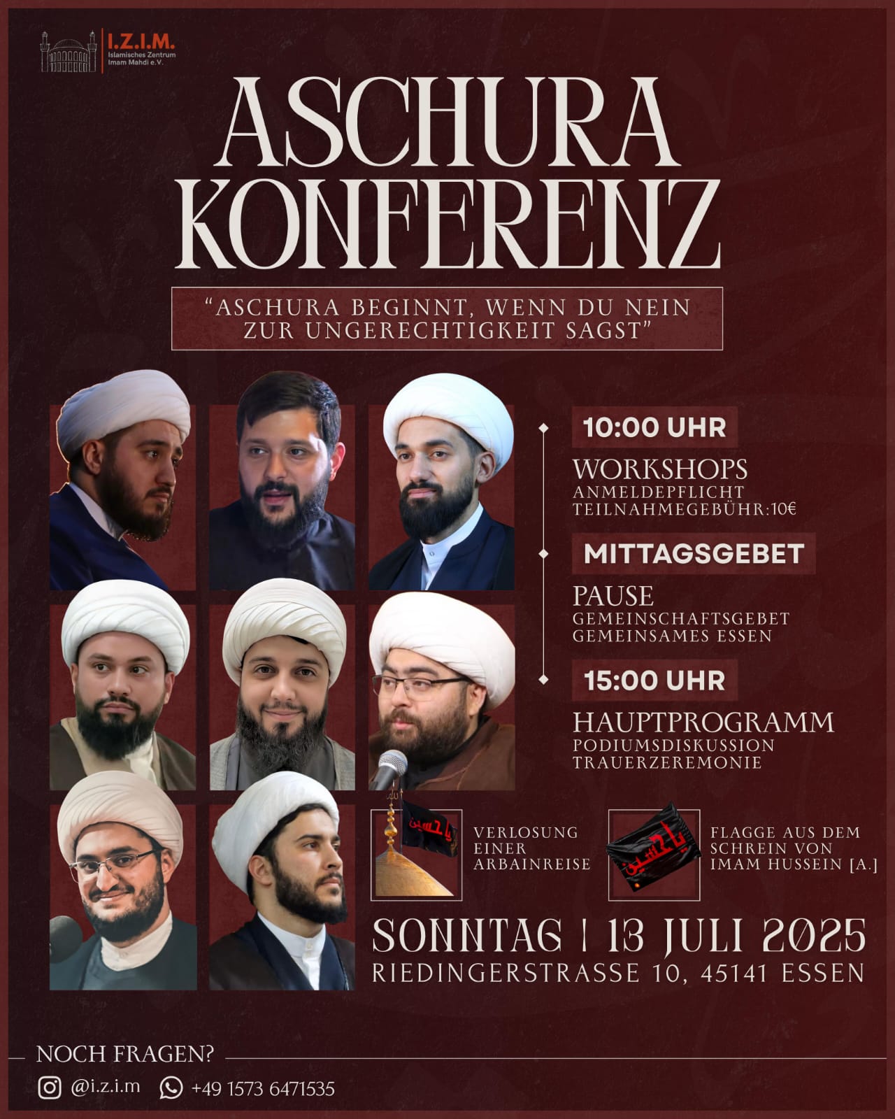 13.7. Aschura Konferenz Essen