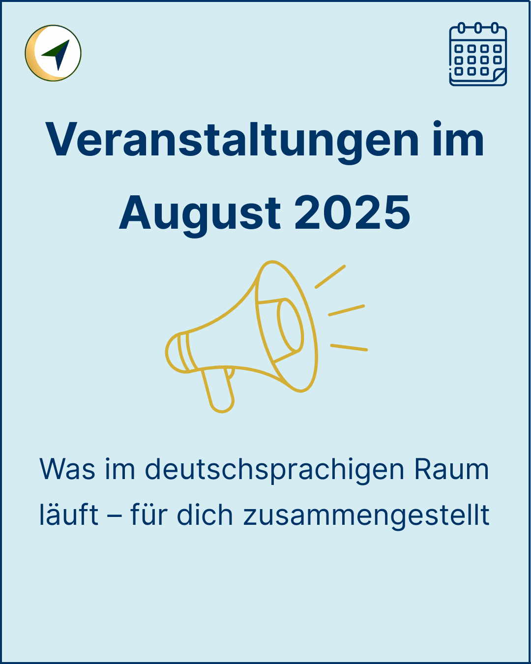 Veranstaltungen August