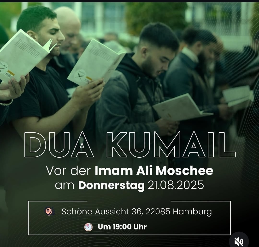 21.8. Dua Kumayl Hamburg