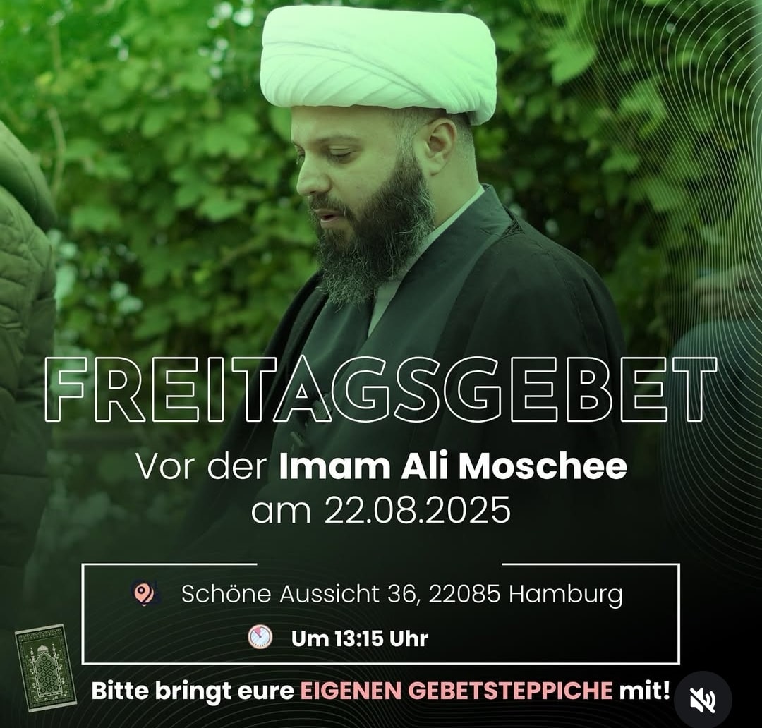 22.8. Freitagsgebet Hamburg