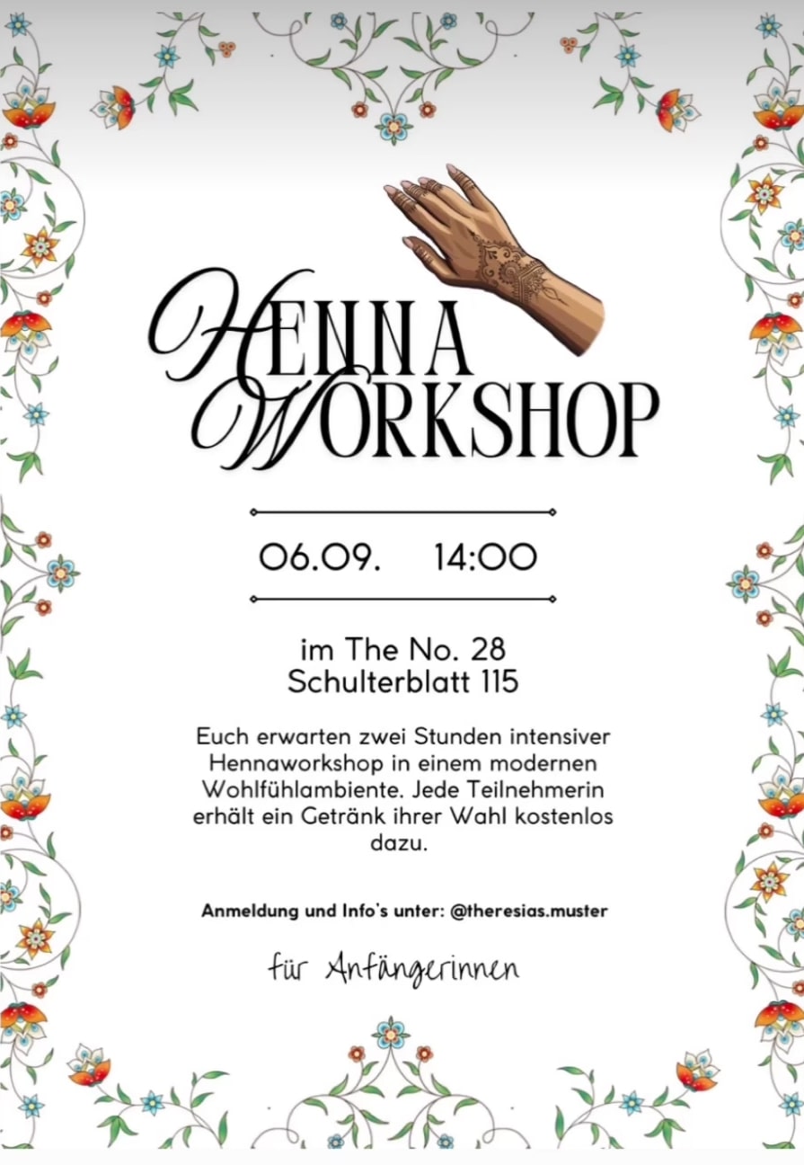 6.9. Henna Workshop