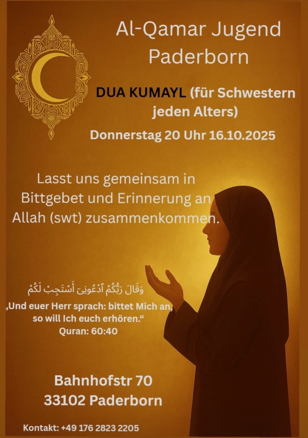 16.10. Dua Kumayl Schwestern Paderborn