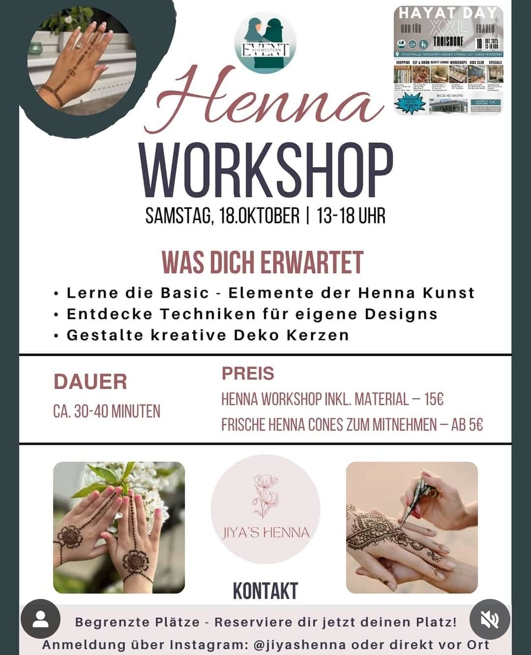 18.10. Hennaworkshop Troisdorf