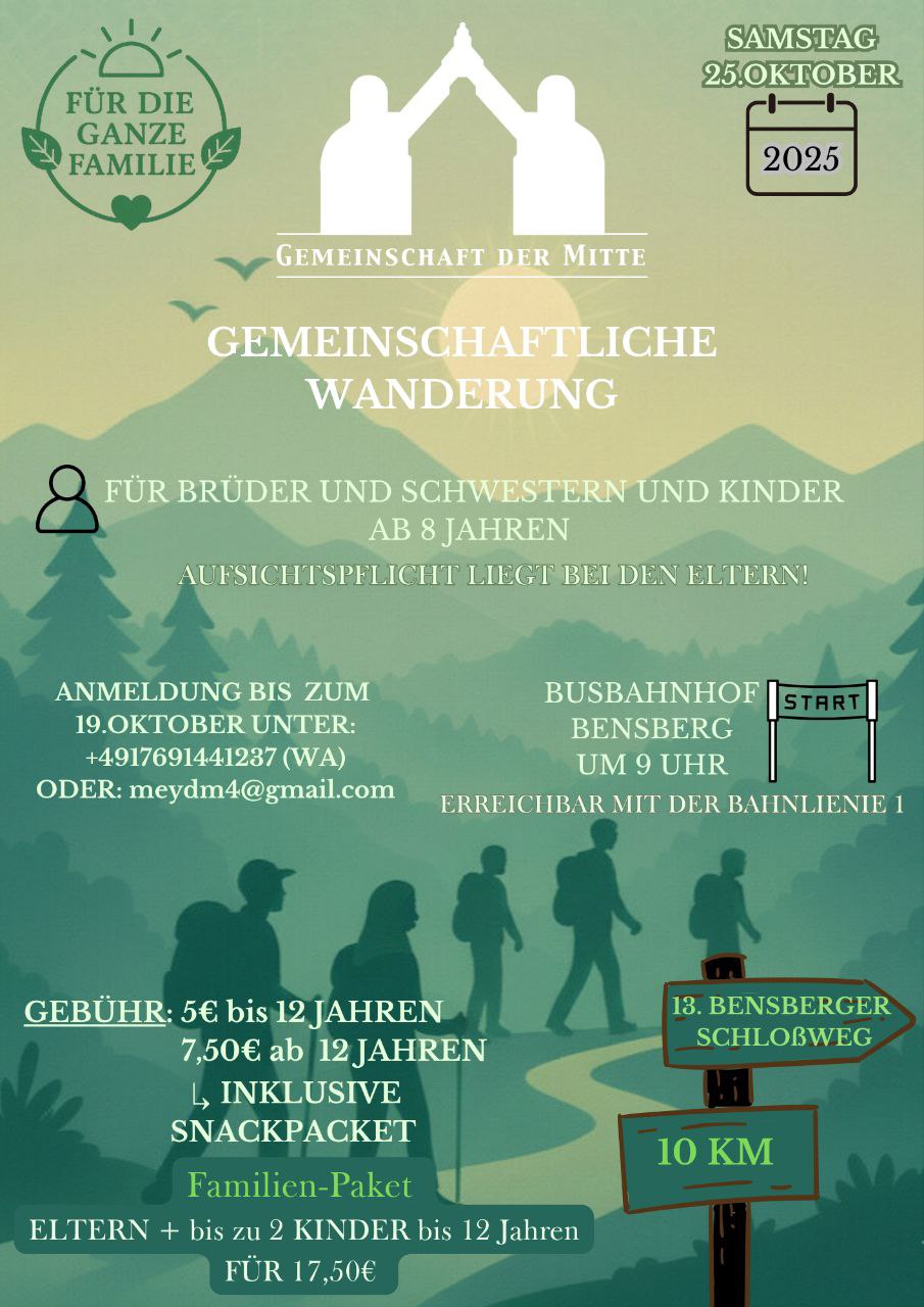 25.10. Wanderung Bensberg