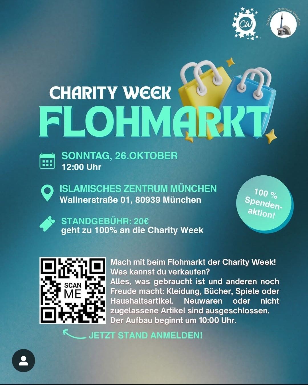 26.10. Charity Flohmarkt München