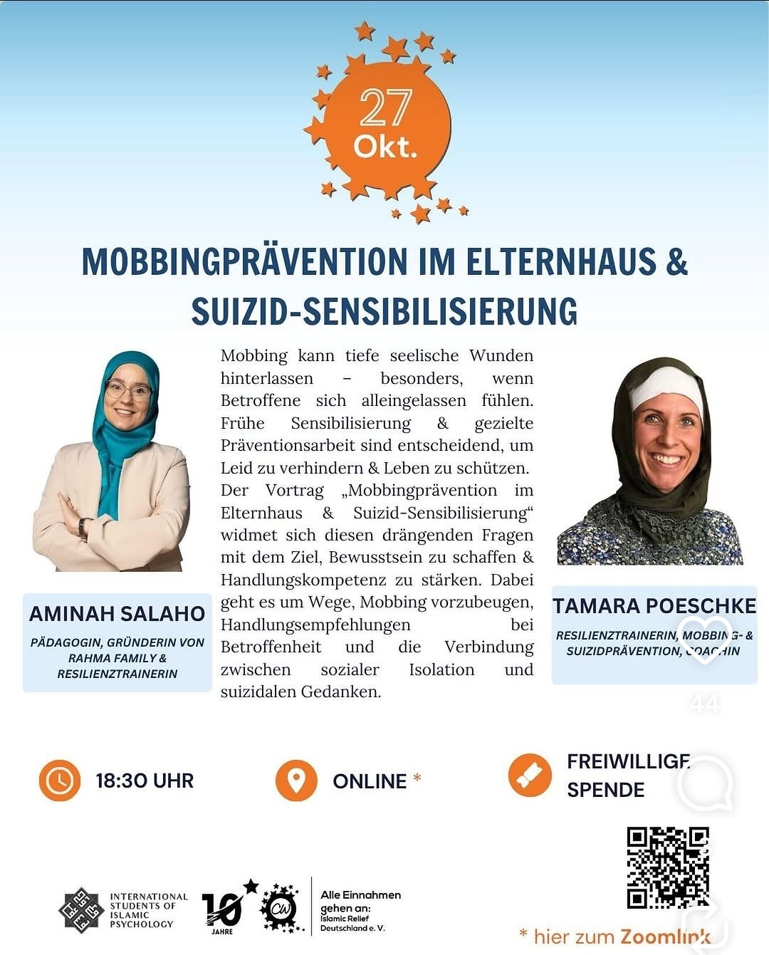 27.10. Online Workshop