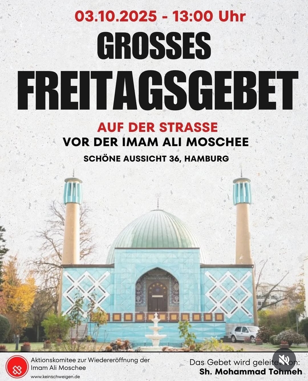3.10. Freitagsgebet Hamburg