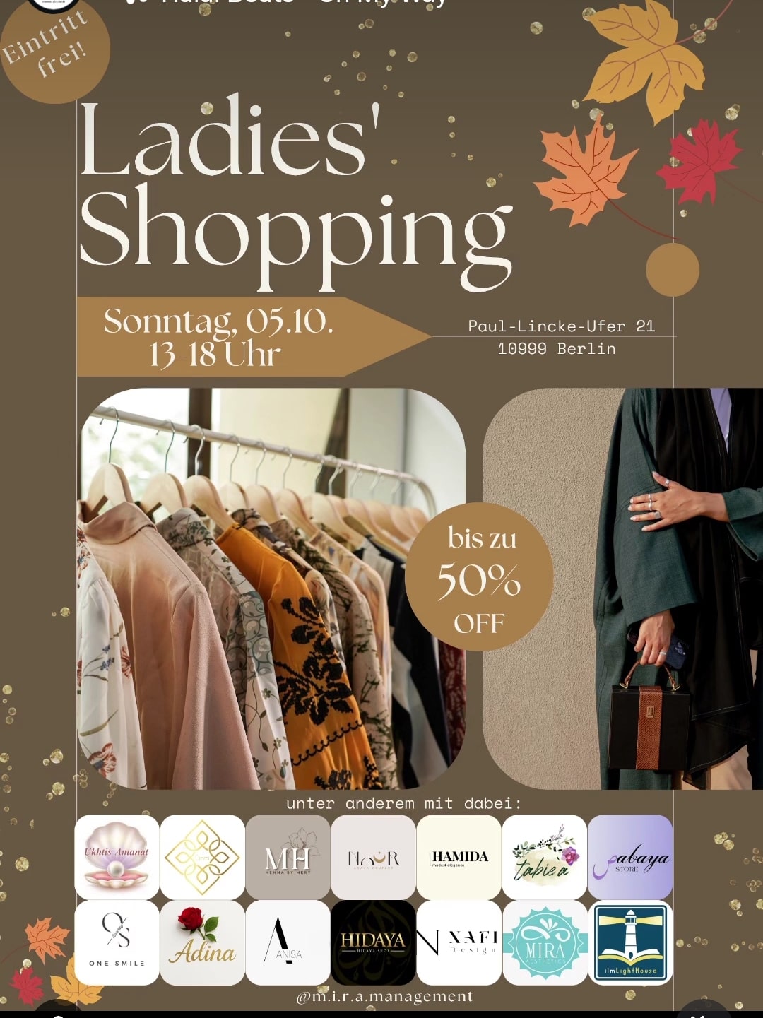 5.10. Berlin Frauen Shoppingevent