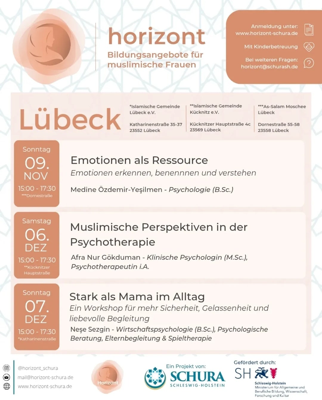 9.11., 6.12. & 7.12. Lübeck