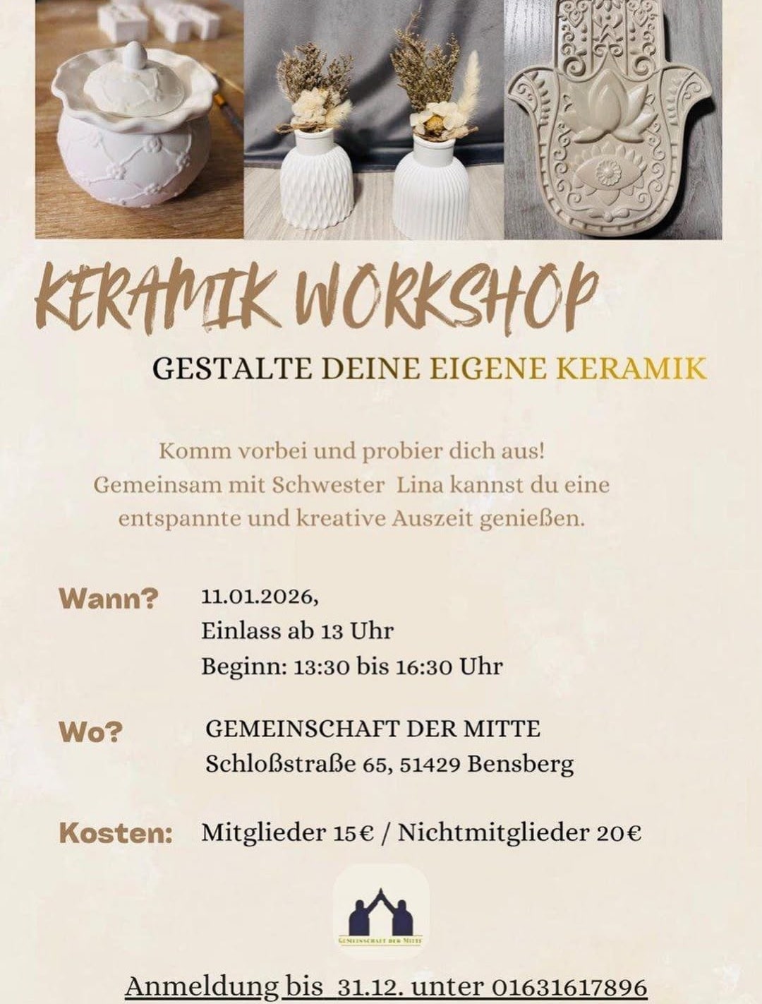11.1. GdM Bensberg Workshop